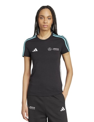 Playera manga corta Adidas Motorsport Mercedes - Amg Petronas Formula One Team cuello redondo para mujer