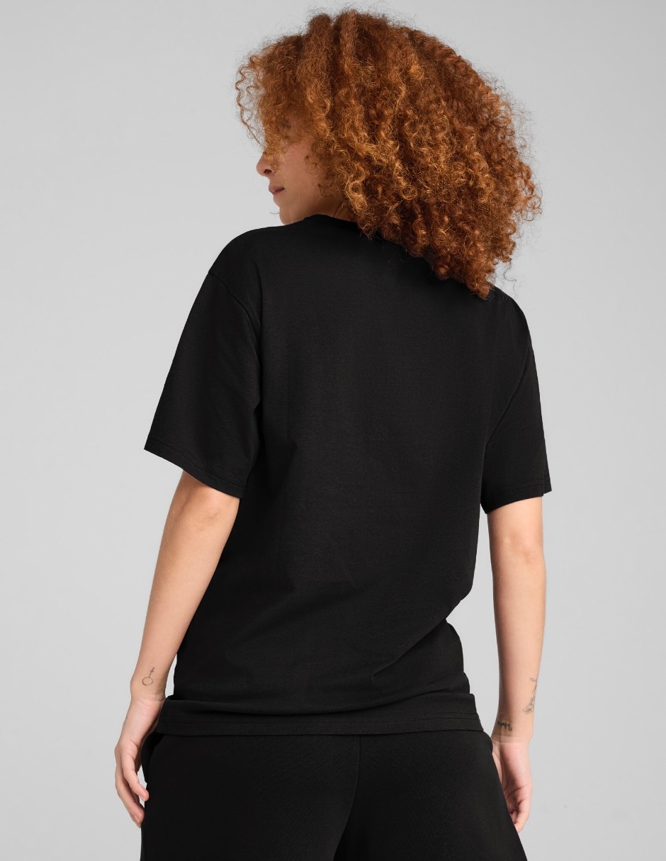 Playera manga corta cuello redondo para mujer 3