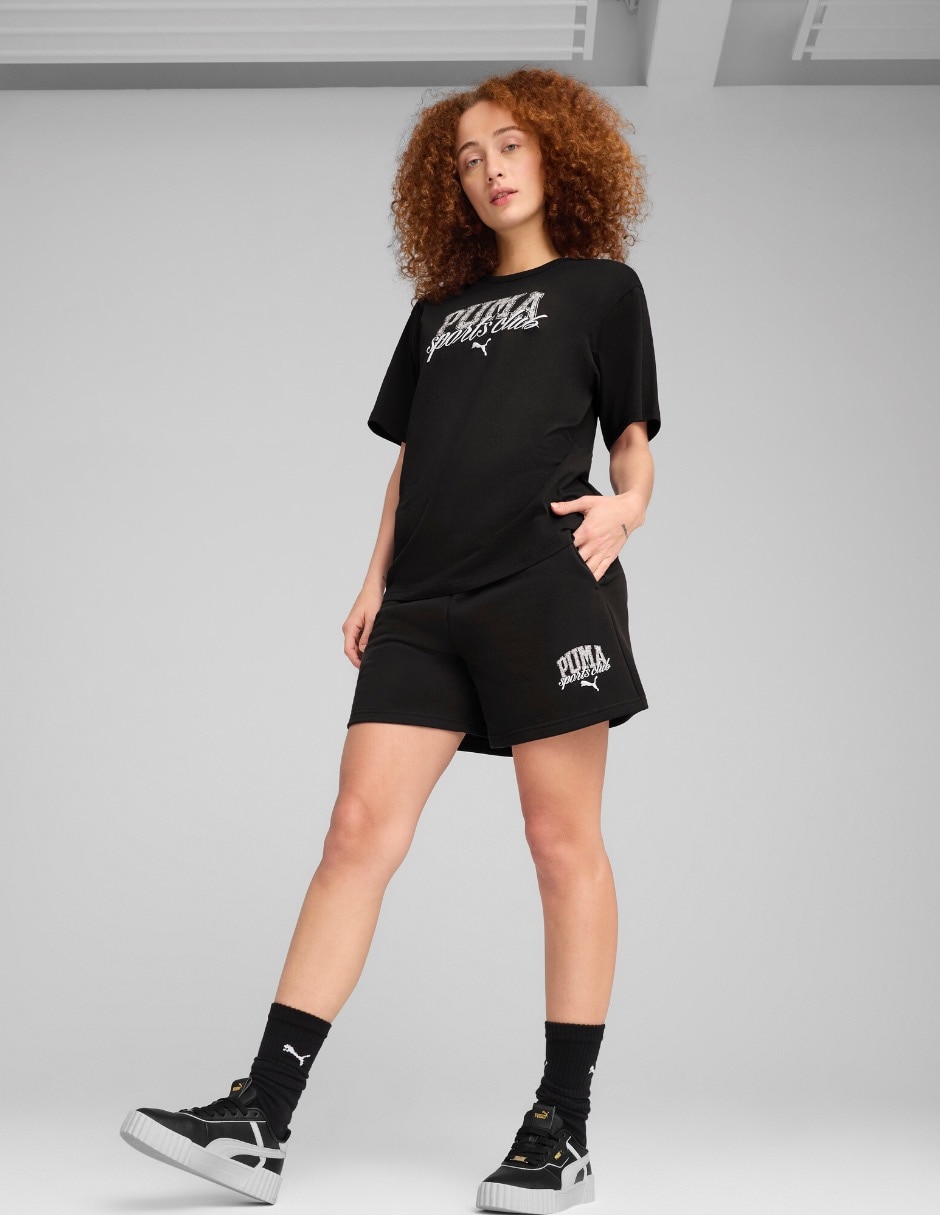 Playera manga corta cuello redondo para mujer 4