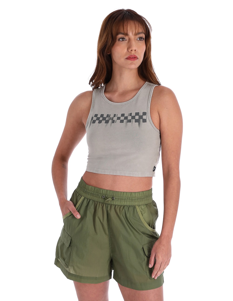 Playera manga corta cuello redondo mujer