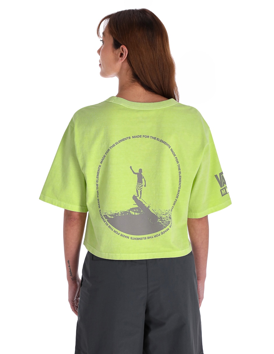 Playera manga corta cuello redondo mujer 2