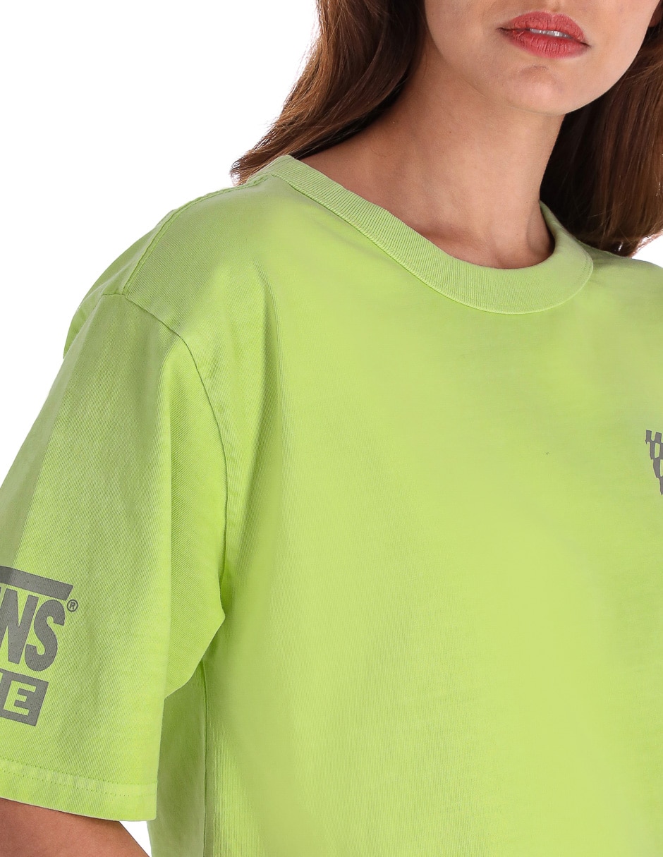 Playera manga corta cuello redondo mujer 4