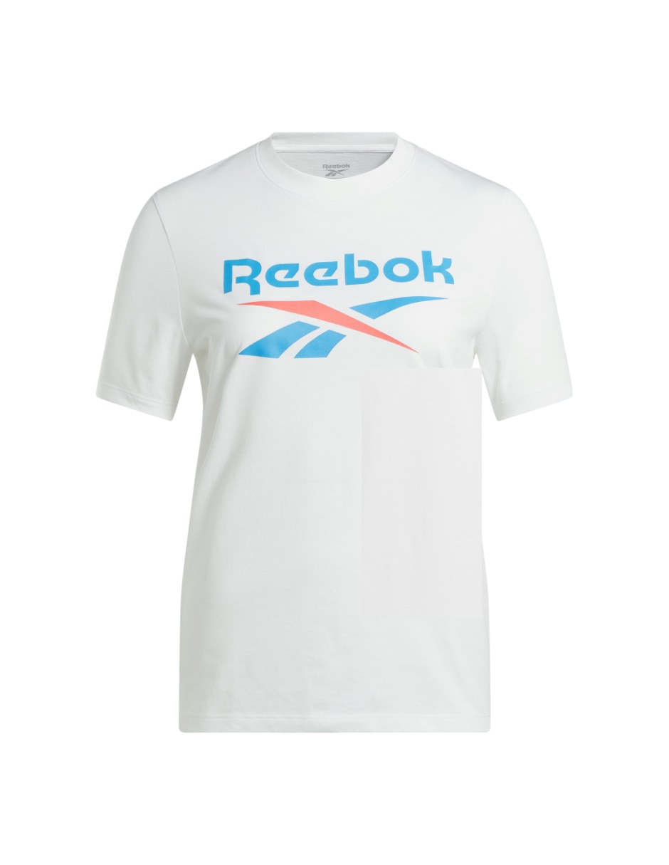 Playera manga corta Reebok Classics cuello redondo para mujer