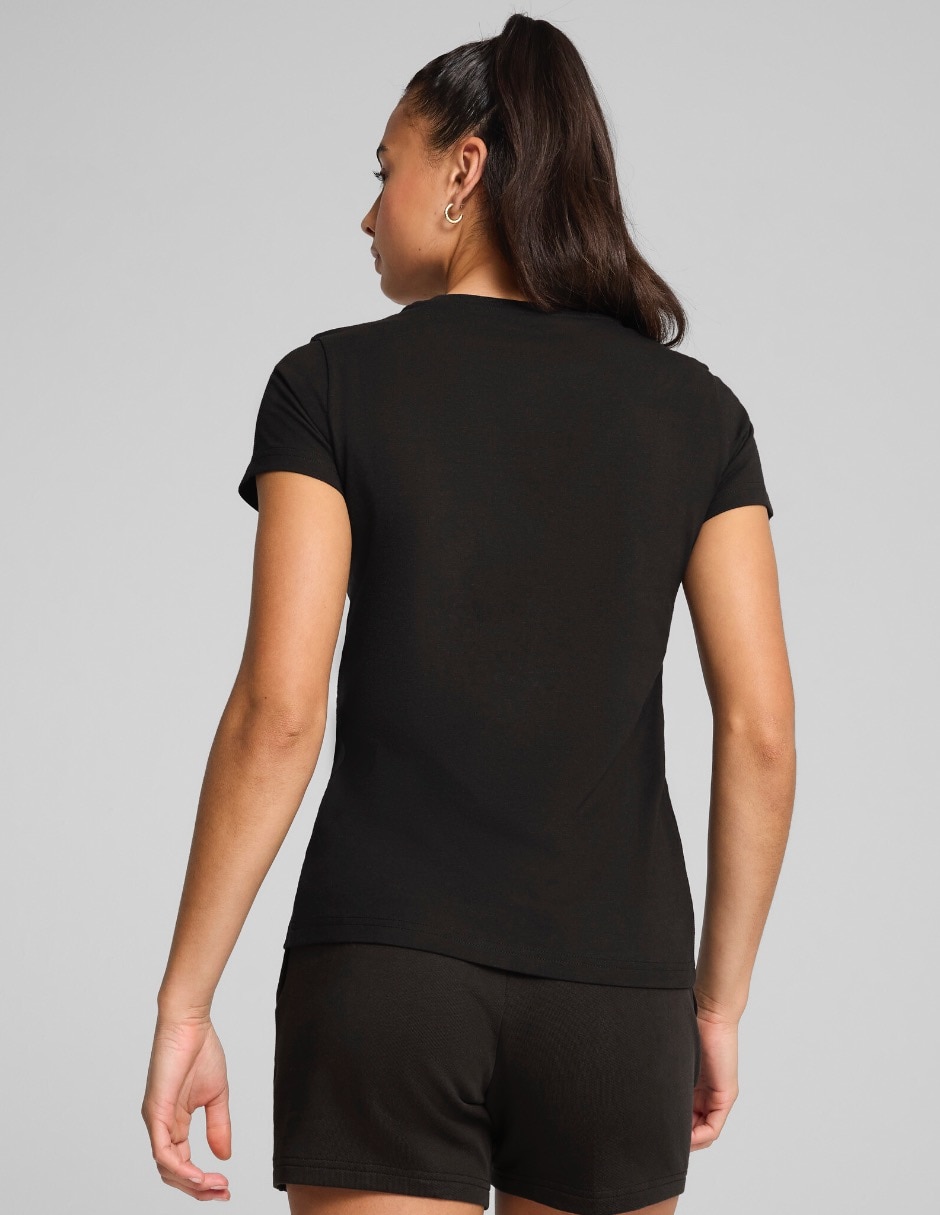 Playera manga corta cuello redondo para mujer 5