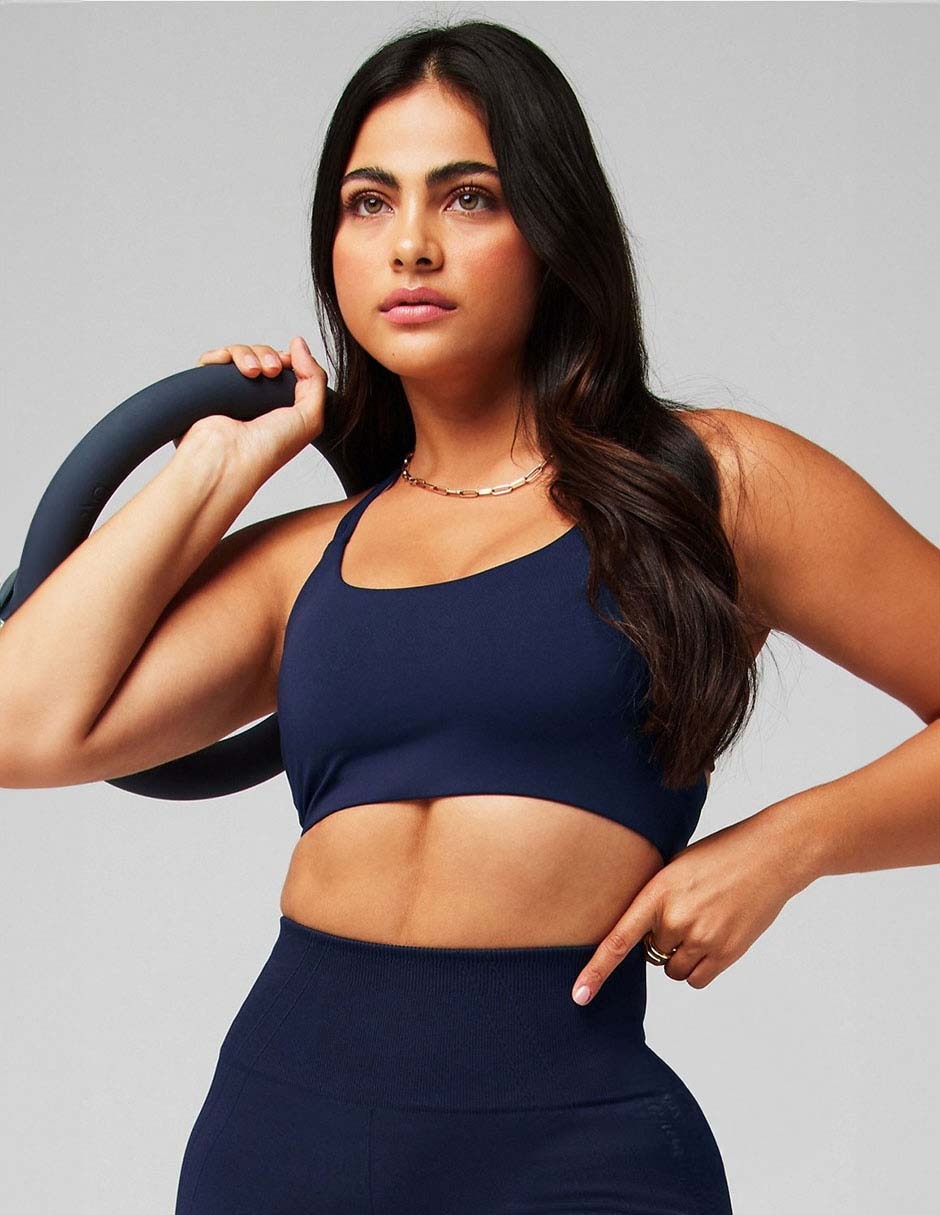 Top deportivo Becky G para entrenamiento mujer