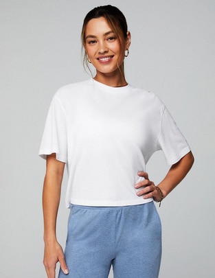 Playera manga corta cuello redondo para mujer Playera manga corta cuello redondo para mujer