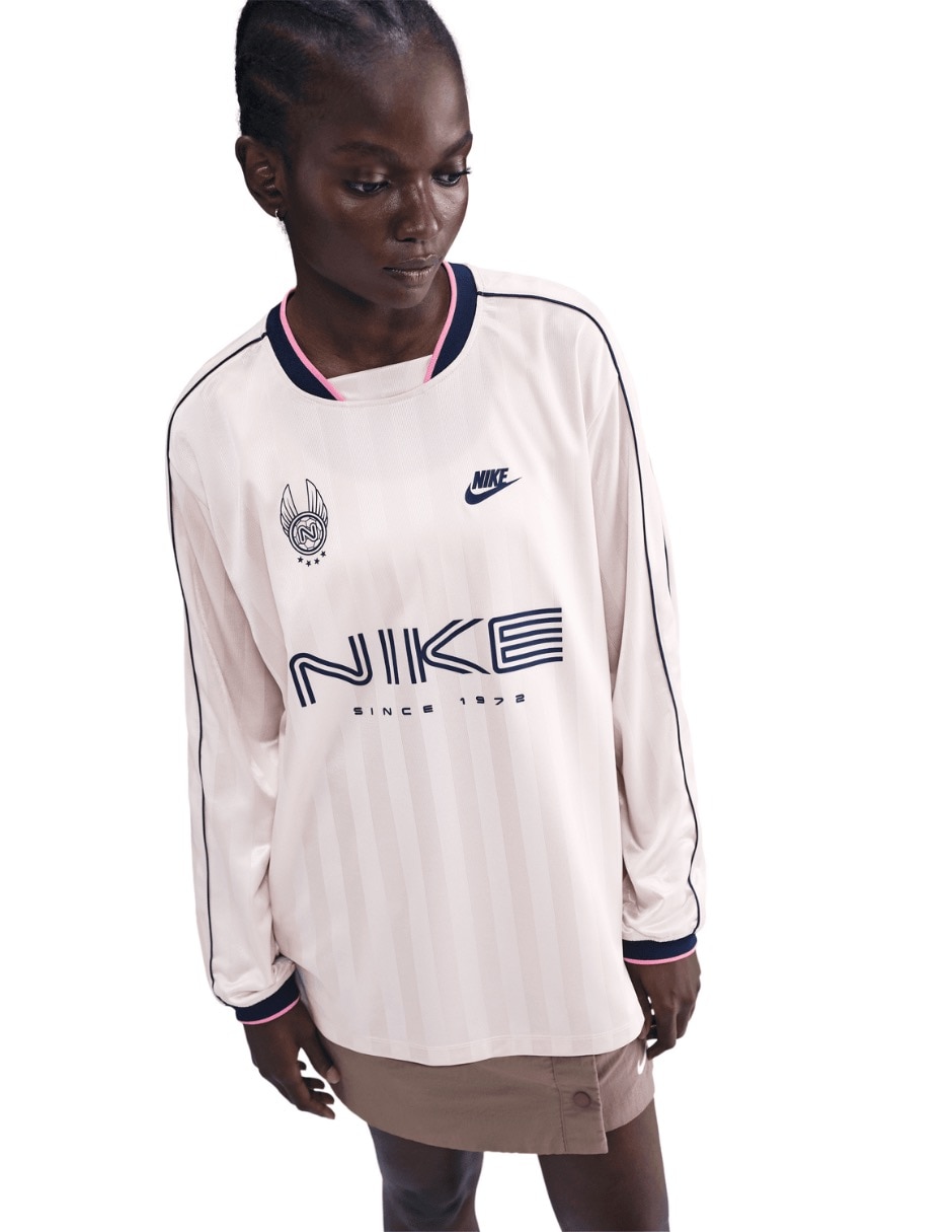 Playera manga larga cuello redondo para mujer Playera manga larga cuello redondo para mujer