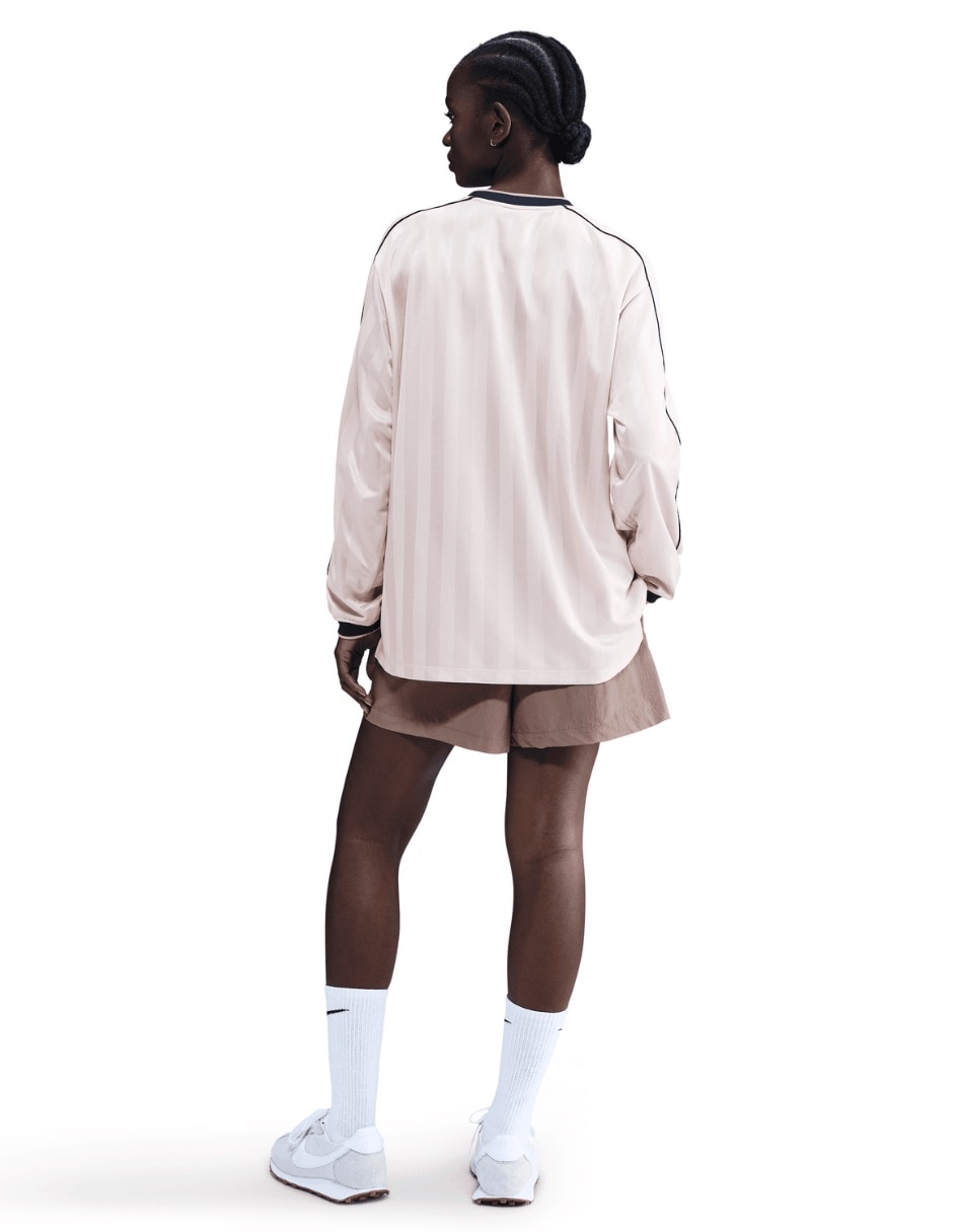 Playera manga larga Nike cuello redondo para mujer