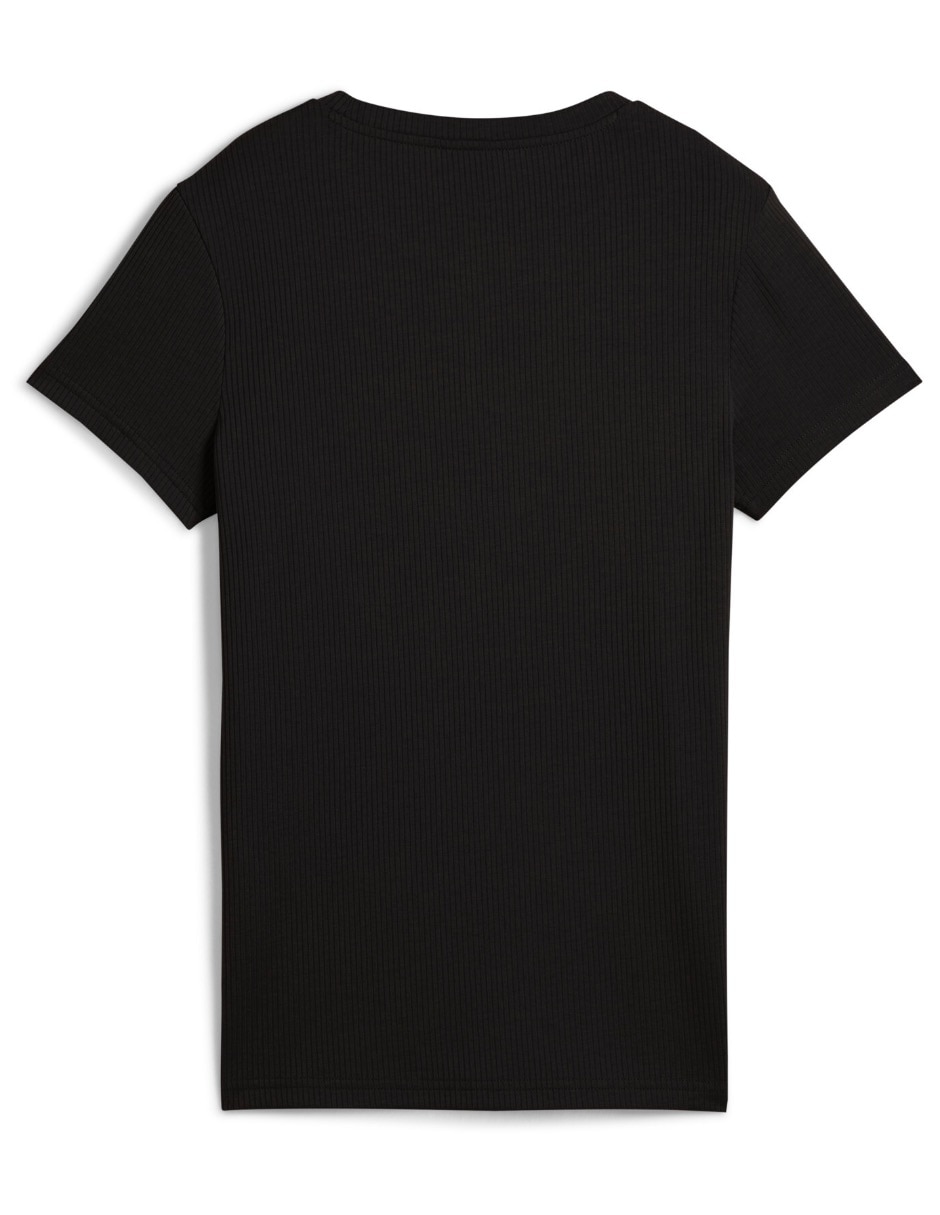 Playera manga corta Puma Ess Elevated cuello redondo para mujer