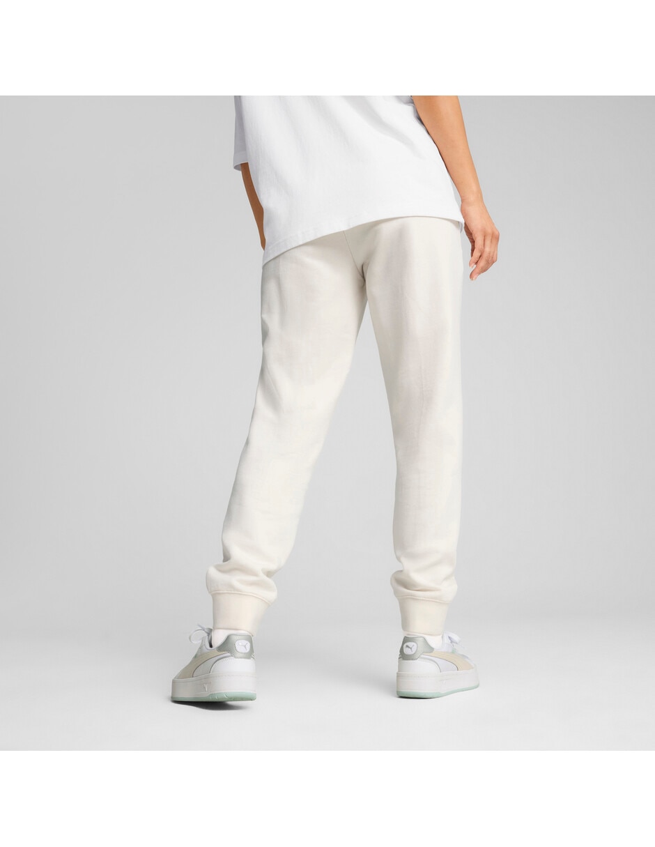 Pants regular con elástico para mujer