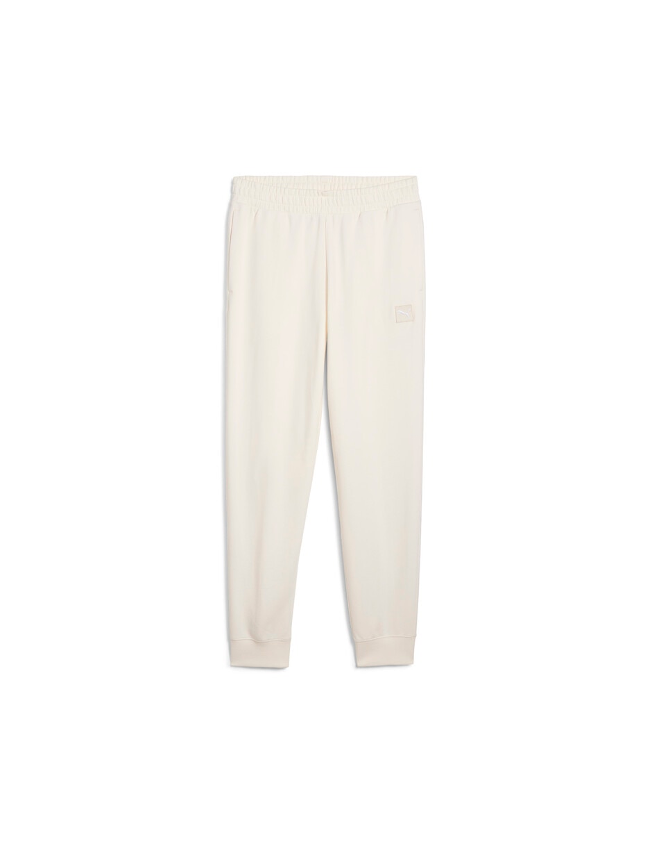 Pants regular con elástico para mujer