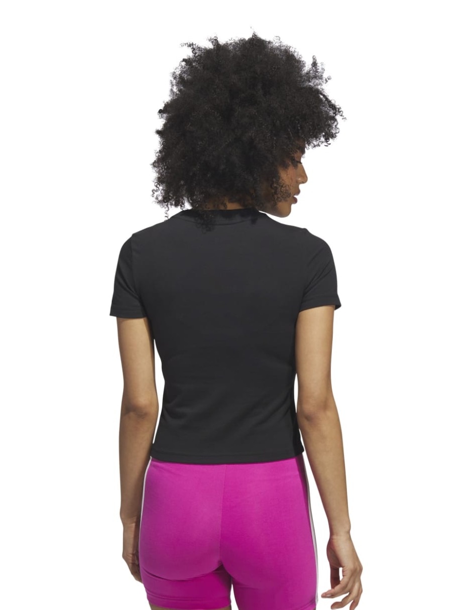 Playera manga corta Adidas Sportswear cuello redondo para mujer