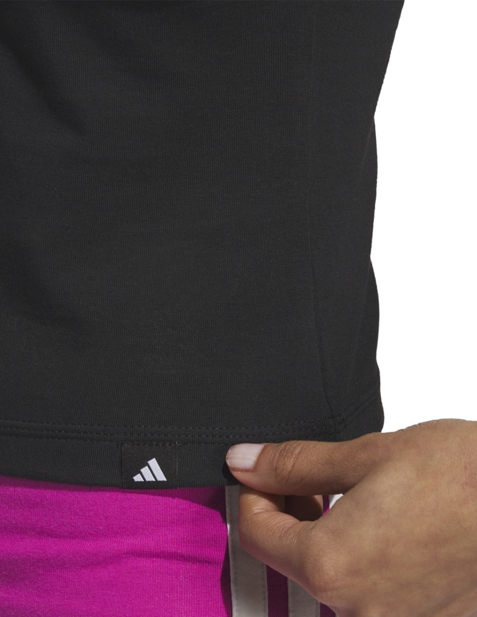 Playera manga corta Adidas Sportswear cuello redondo para mujer