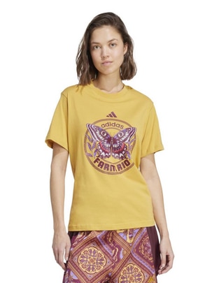 Playera manga corta Farm cuello redondo para mujer