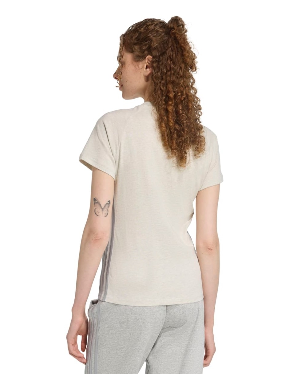 Playera manga corta Adidas Sportswear Seasonals cuello redondo para mujer