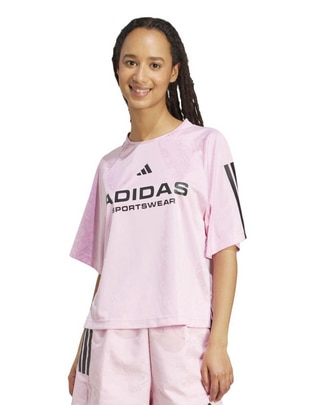 Playera manga corta House Of Tiro cuello redondo para mujer Playera manga corta House Of Tiro cuello redondo para mujer