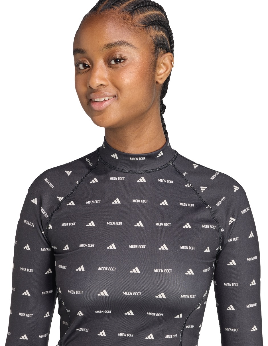 Playera manga larga Essentials cuello redondo para mujer 7