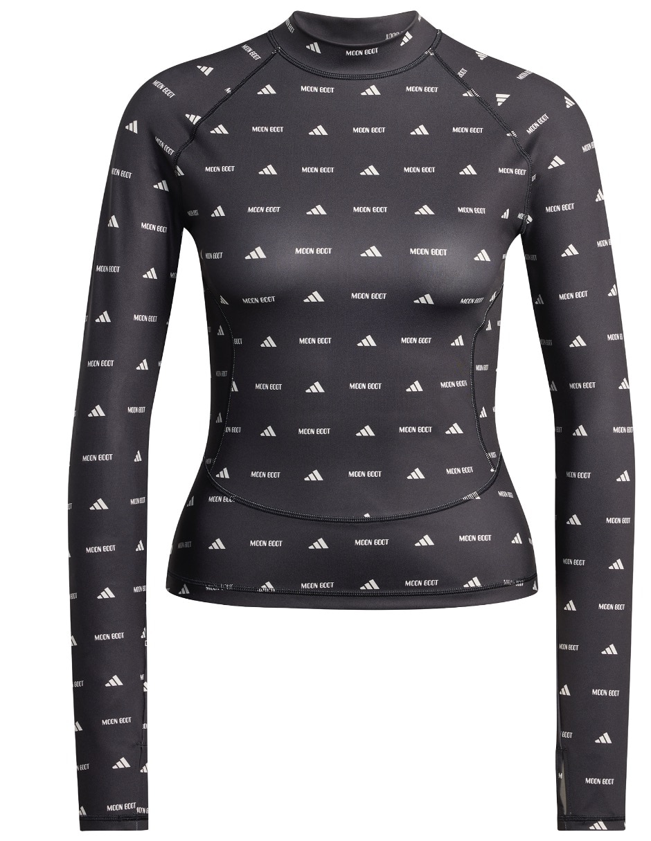 Playera manga larga Essentials cuello redondo para mujer 8