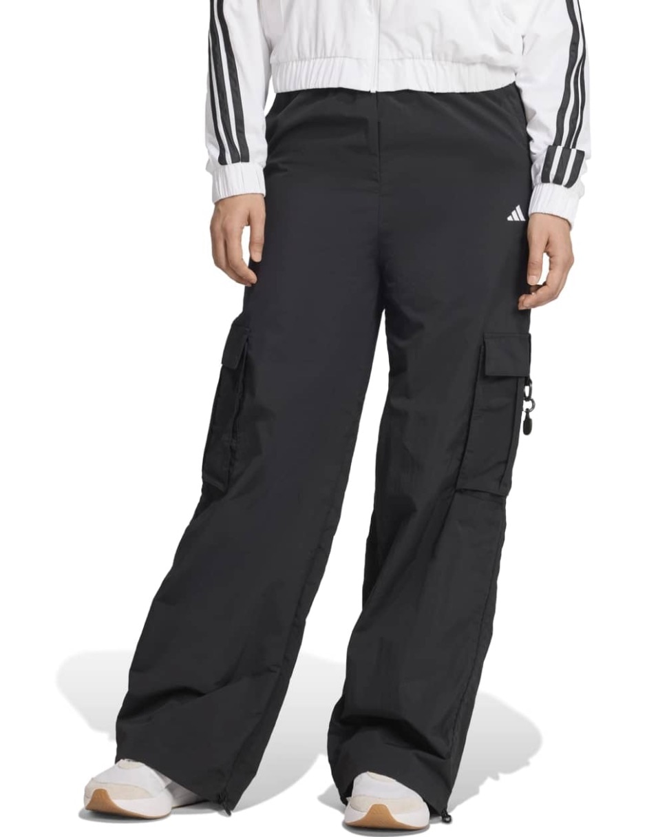 Pants regular con elástico para mujer 1