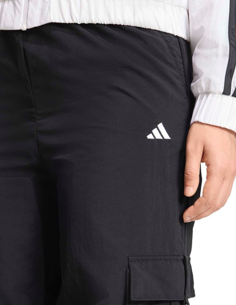 Pants regular con elástico para mujer 9