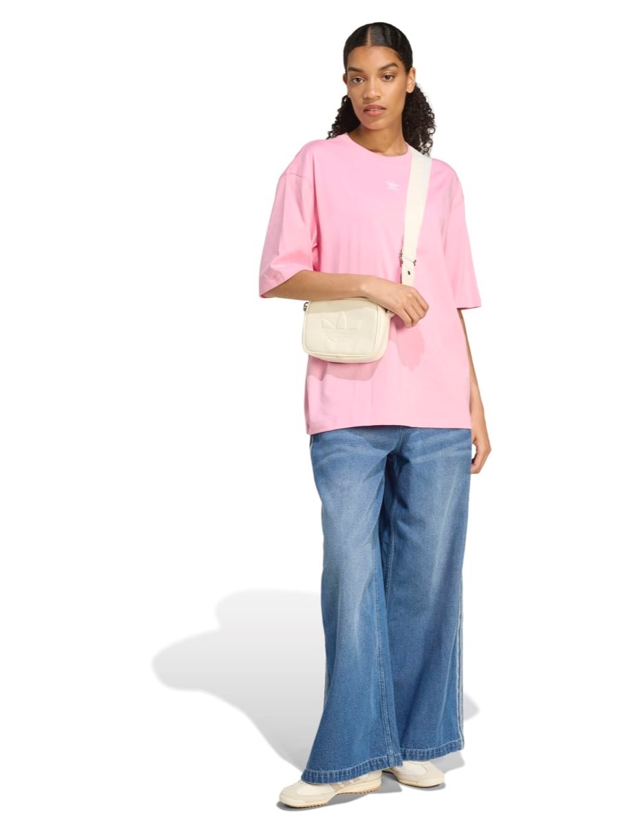 Playera manga corta Essentials cuello redondo para mujer 4