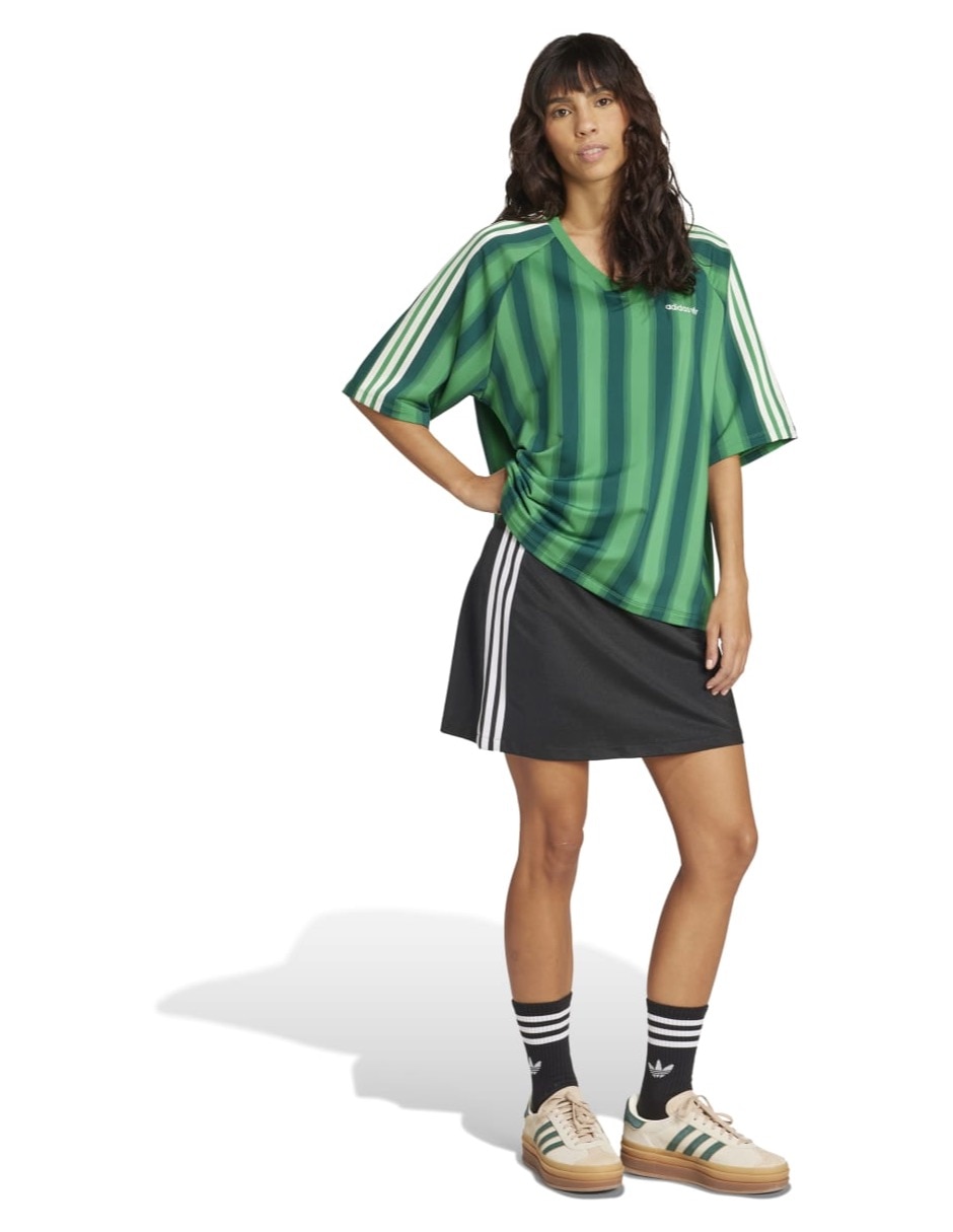 Playera manga corta cuello v para mujer 2