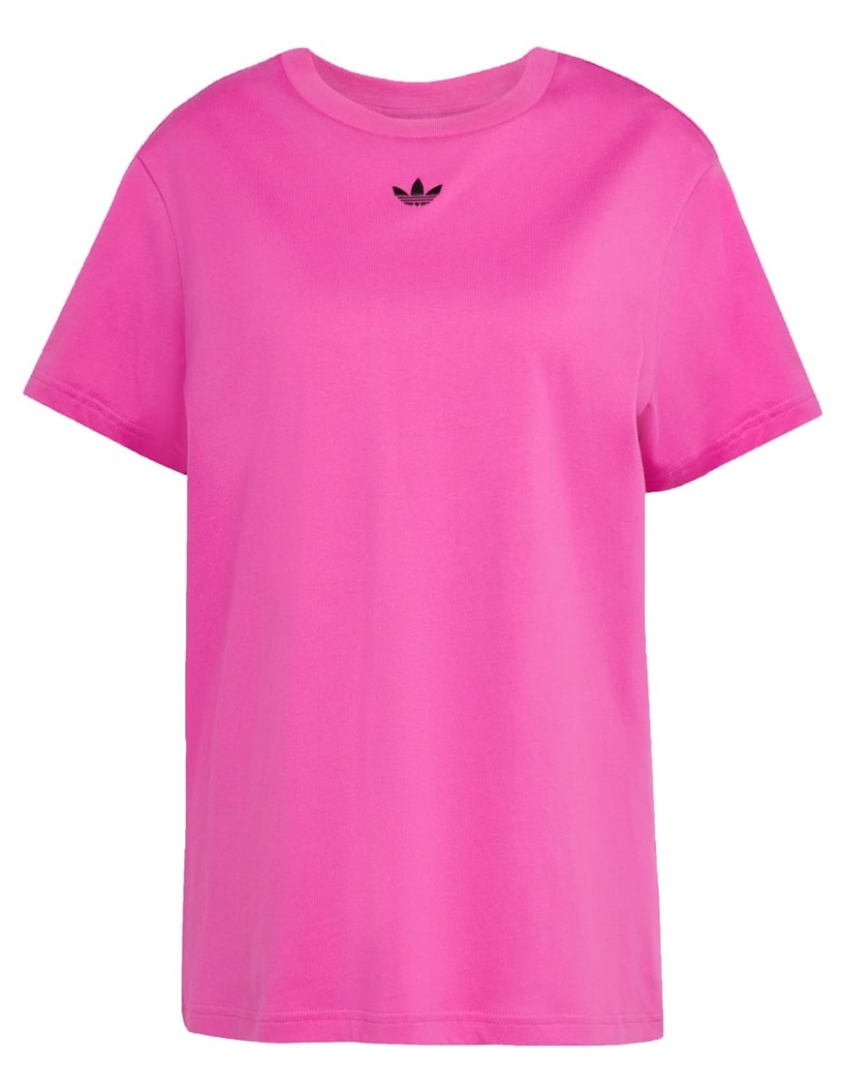 Playera manga corta Adicolor cuello redondo para mujer 2