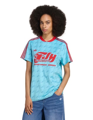 Playera manga corta Adidas Originals Originals cuello redondo para mujer