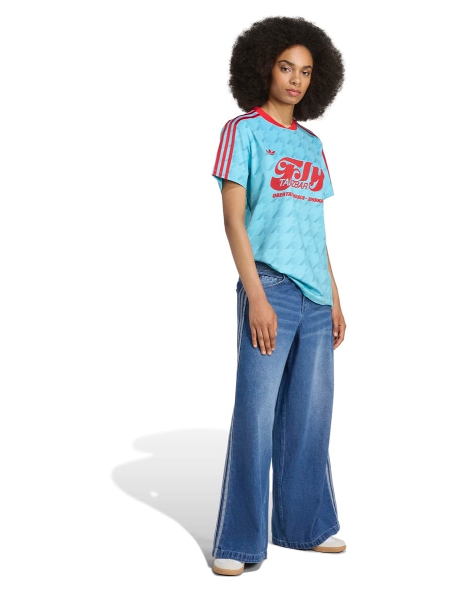 Playera manga corta Adidas Originals Originals cuello redondo para mujer