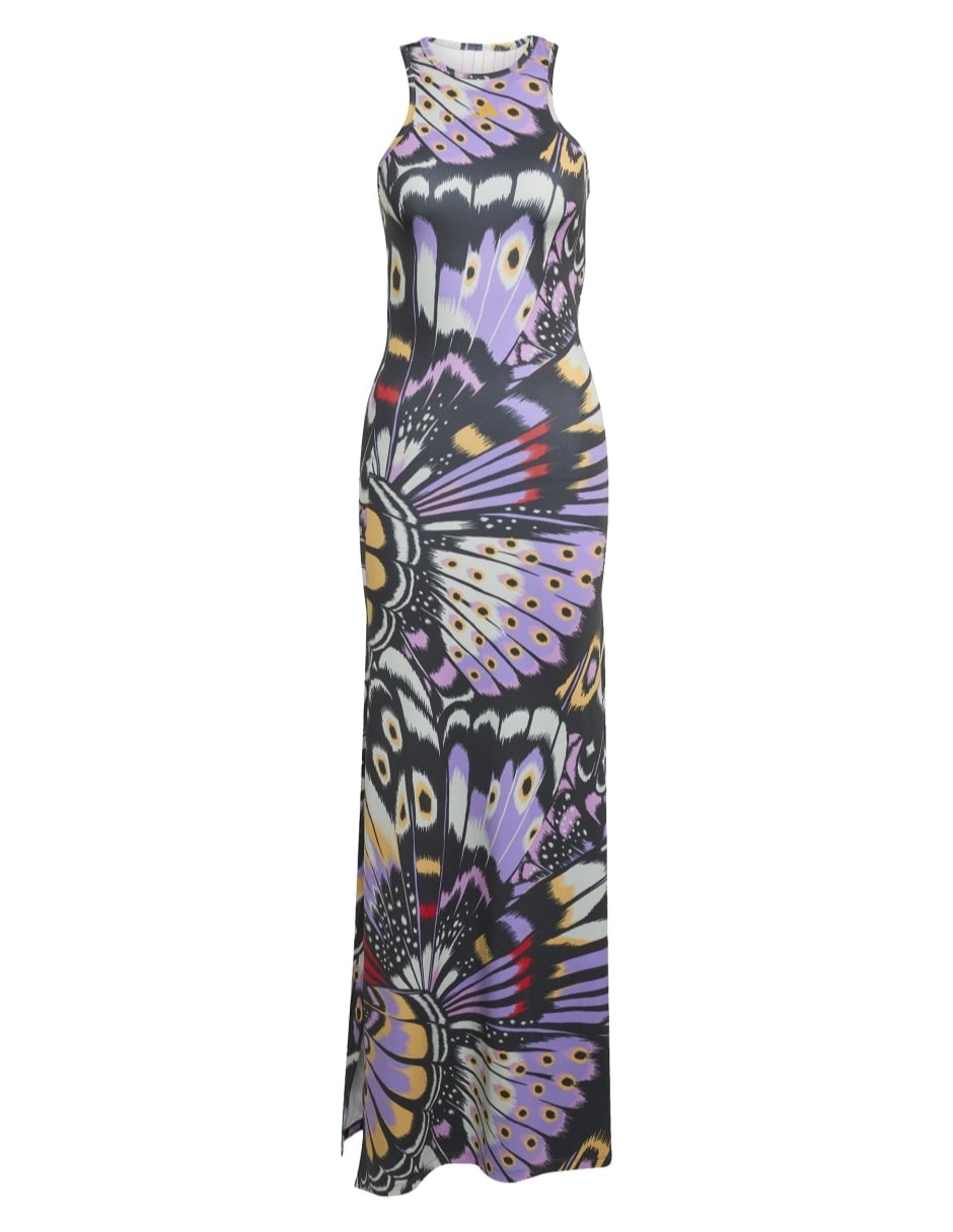 Vestido largo casual Adidas Sportswear Farm para mujer