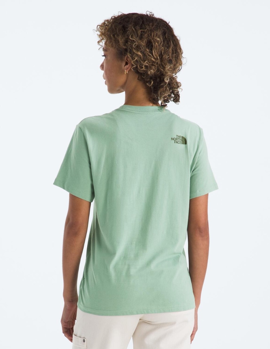 Playera manga corta cuello redondo mujer 2