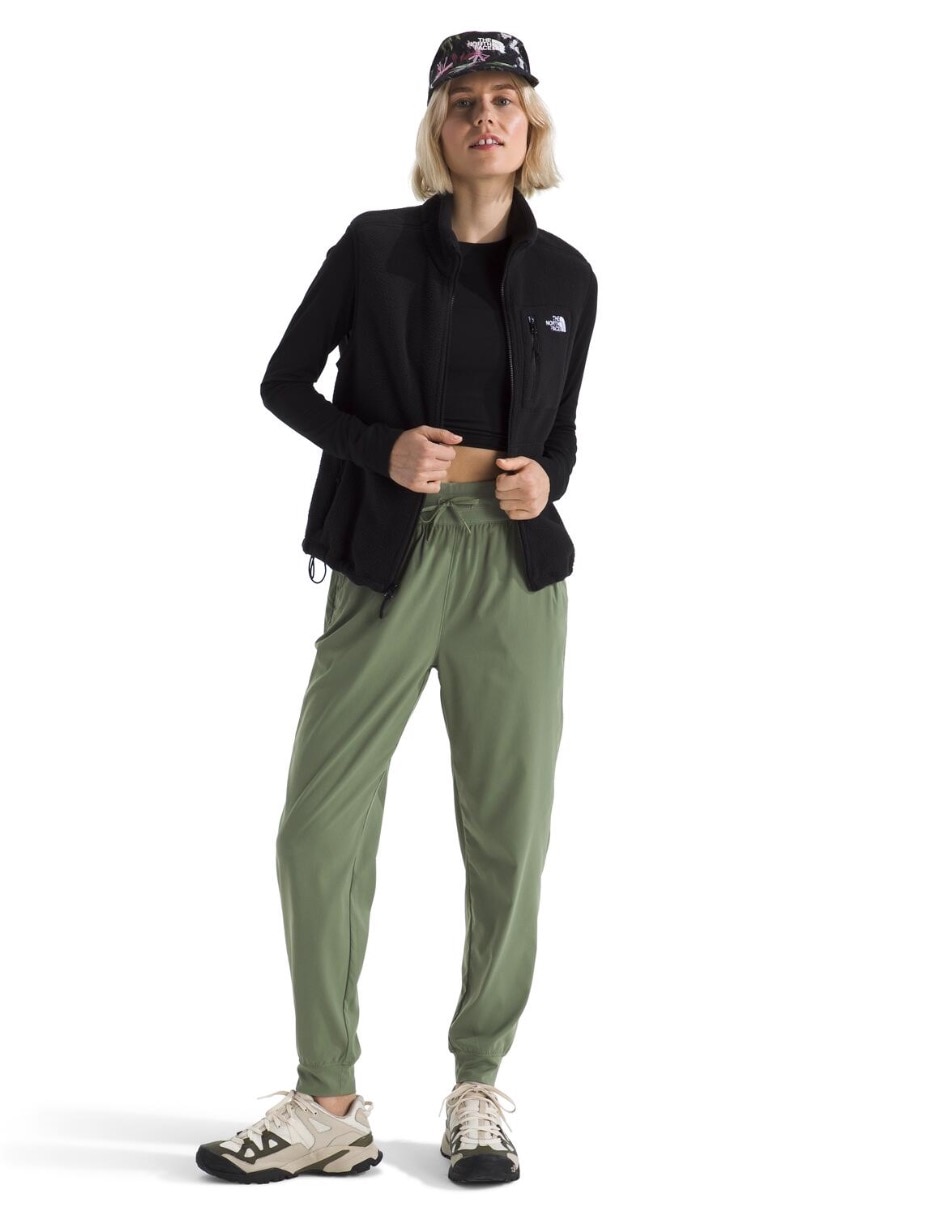 Pants straight con elástico para mujer 3