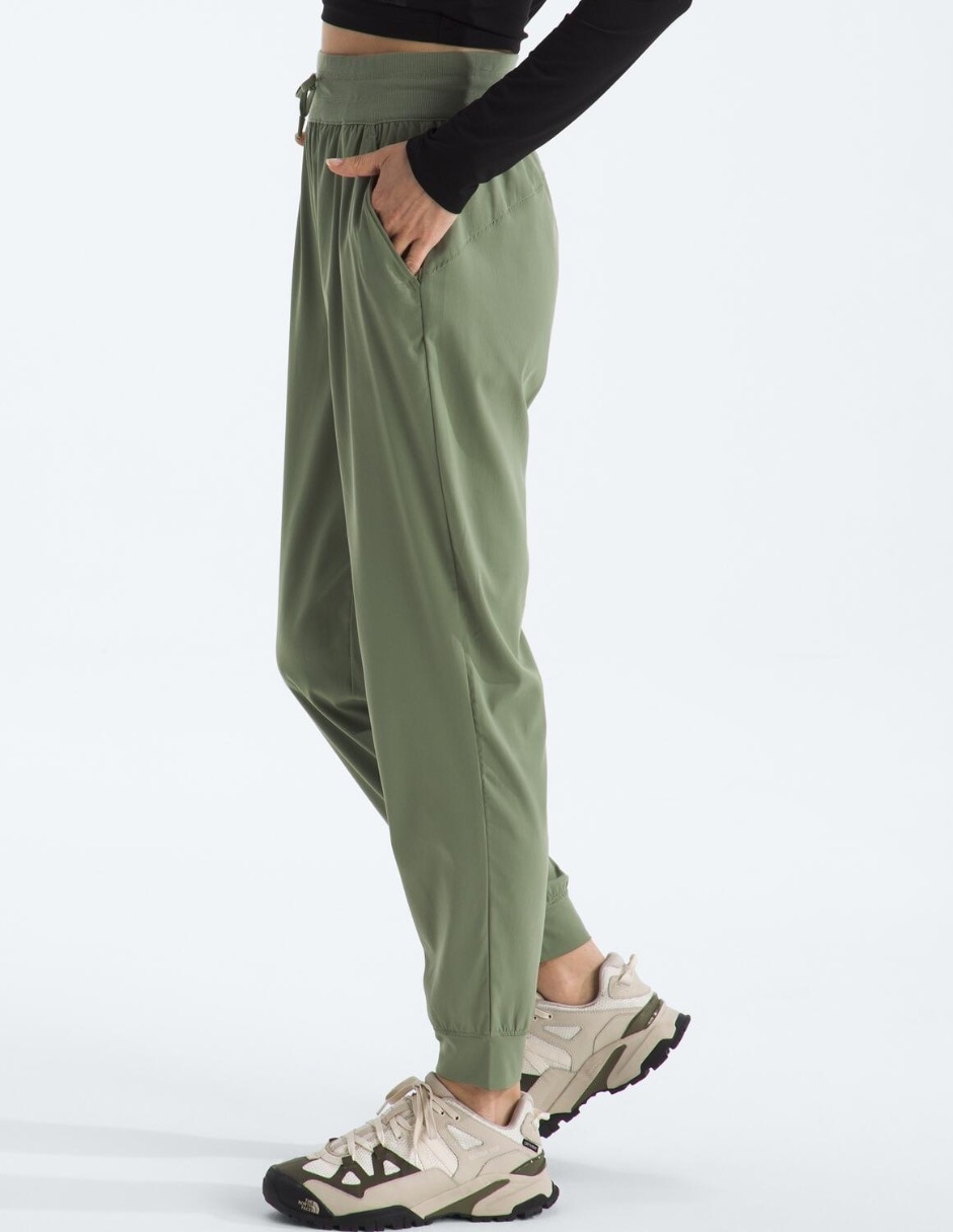 Pants straight con elástico para mujer 2