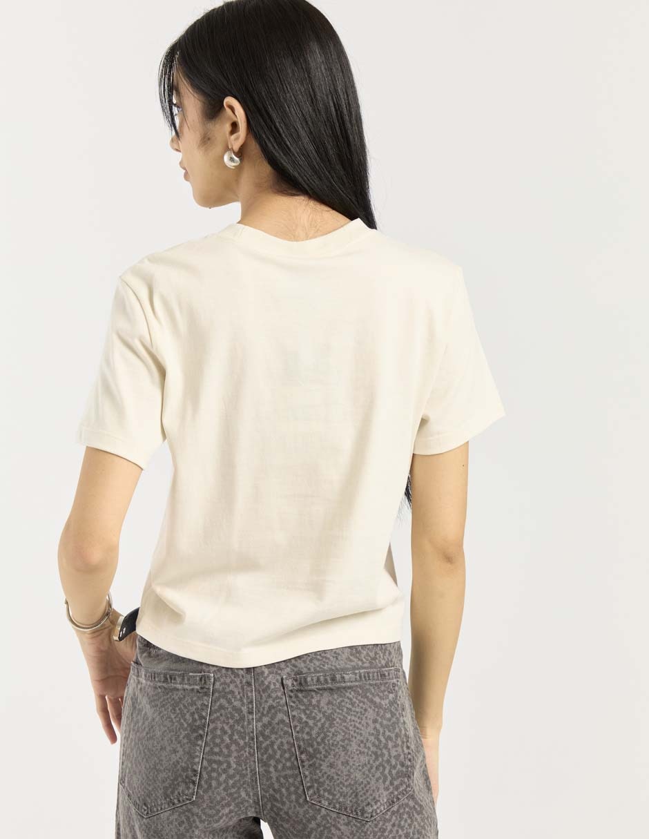 Playera manga corta The North Face cuello redondo para mujer