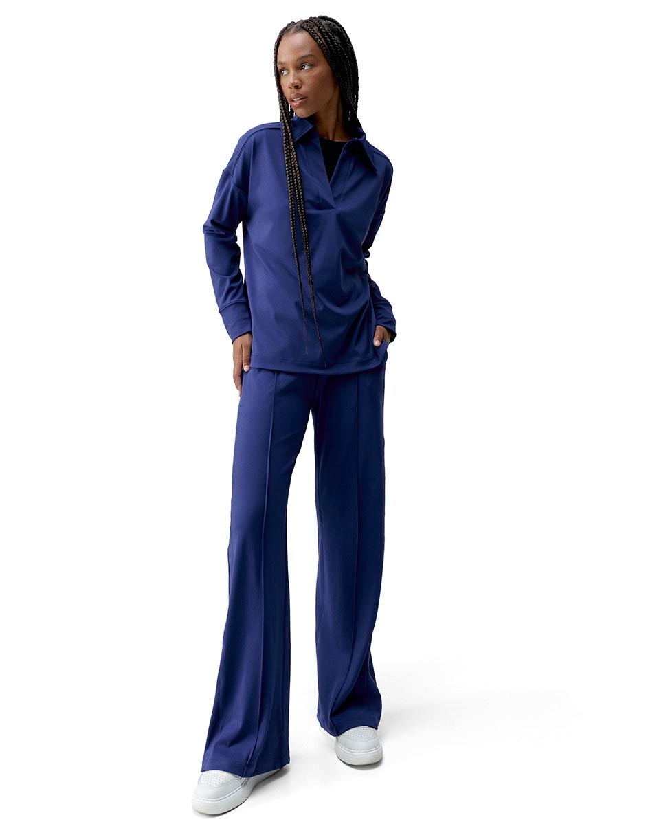Pantalón relaxed amplio para mujer 4