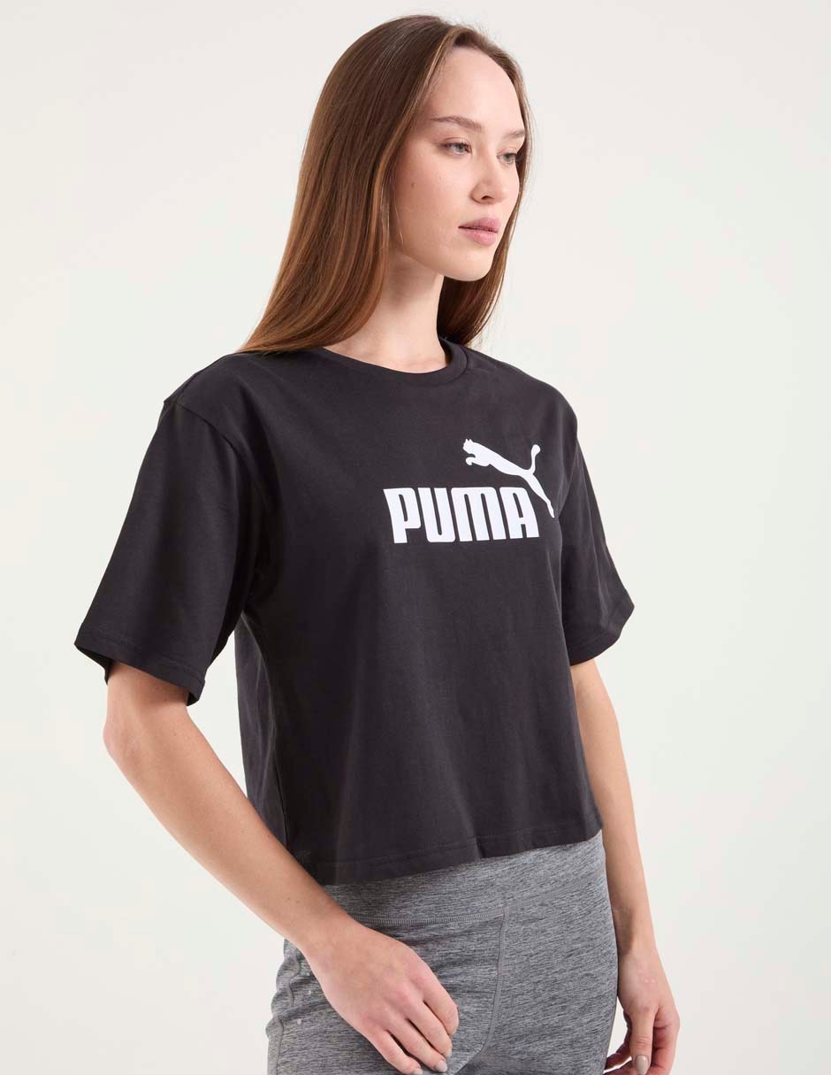 Playera manga corta Essentials Foundation cuello redondo para mujer Playera manga corta Essentials Foundation cuello redondo para mujer