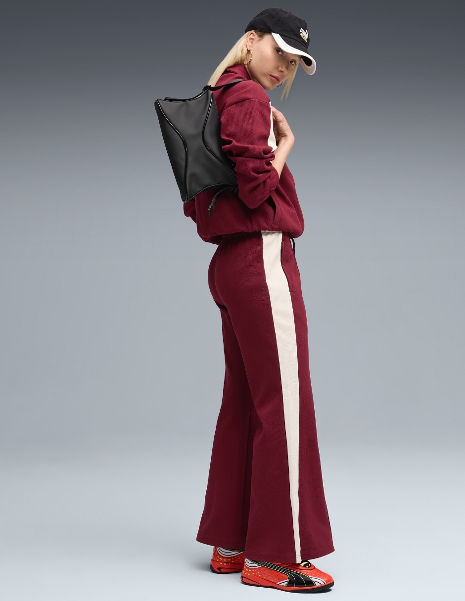 Pants regular con elástico para mujer 4