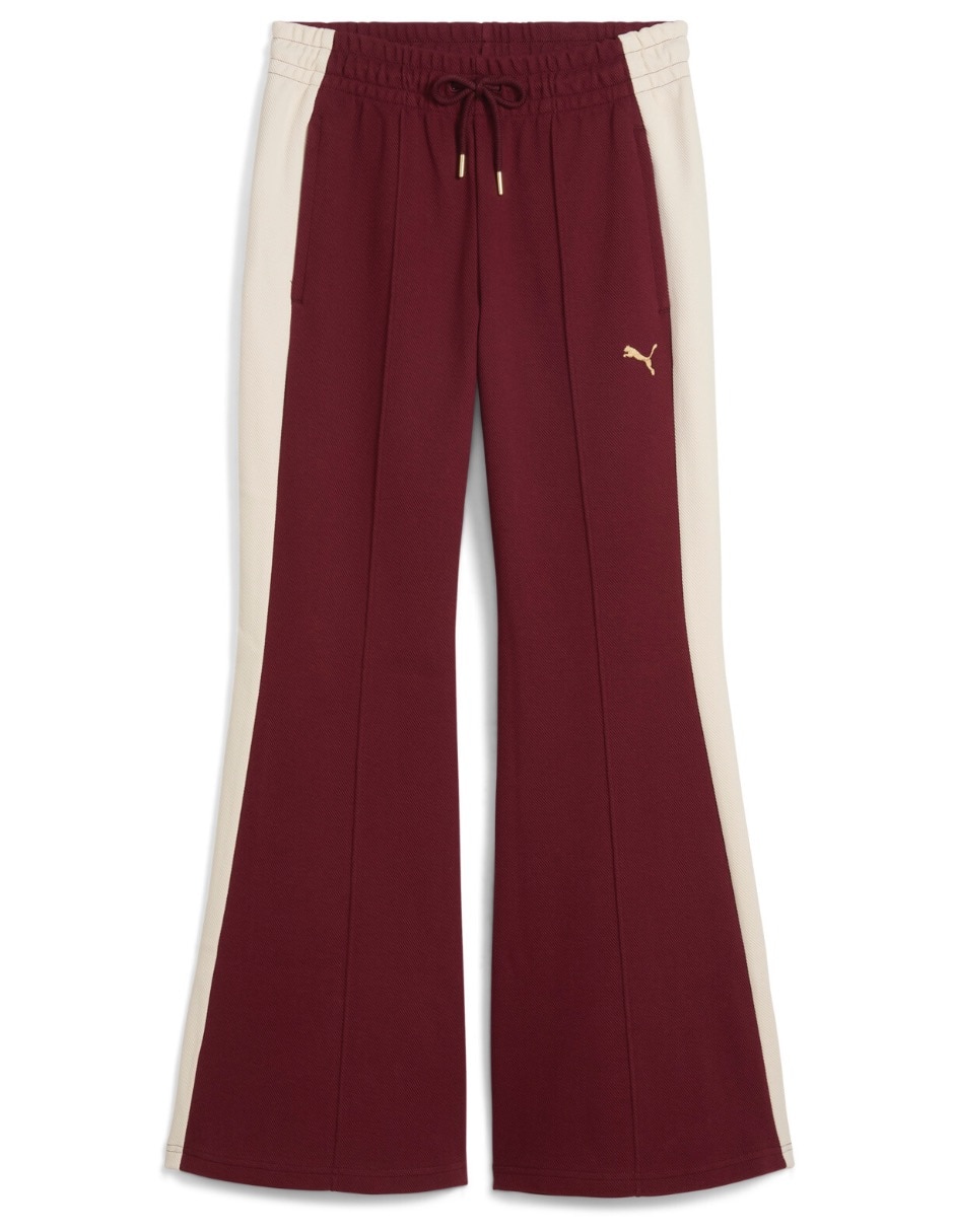 Pants regular con elástico para mujer 7