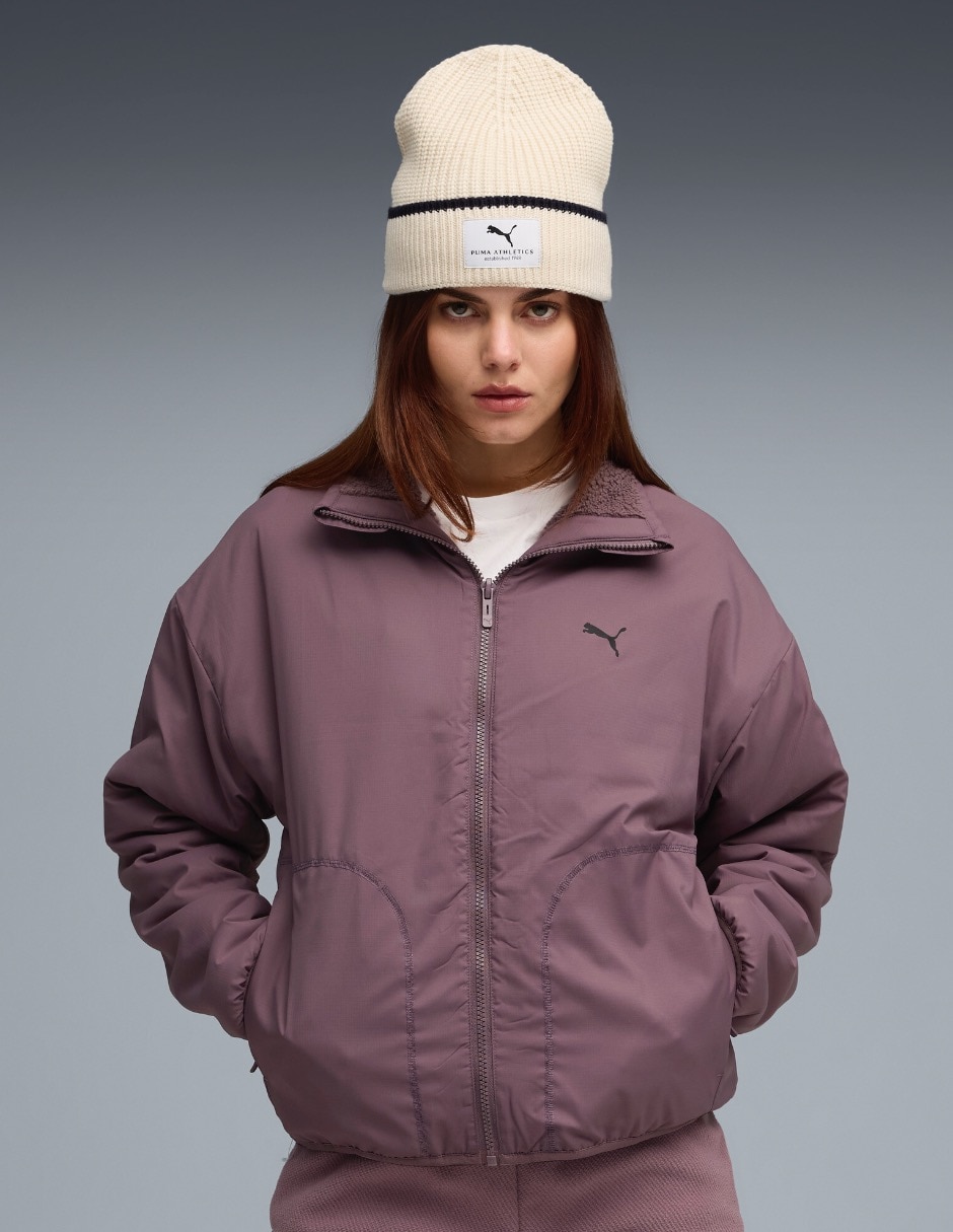 Chamarra Reversible Hybrid Sherpa Jacket para mujer 3