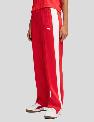Pants straight con elástico para mujer