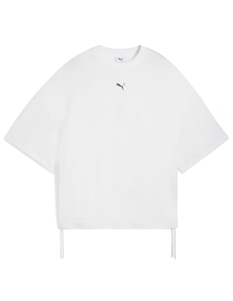 Playera manga al codo Puma cuello redondo para mujer
