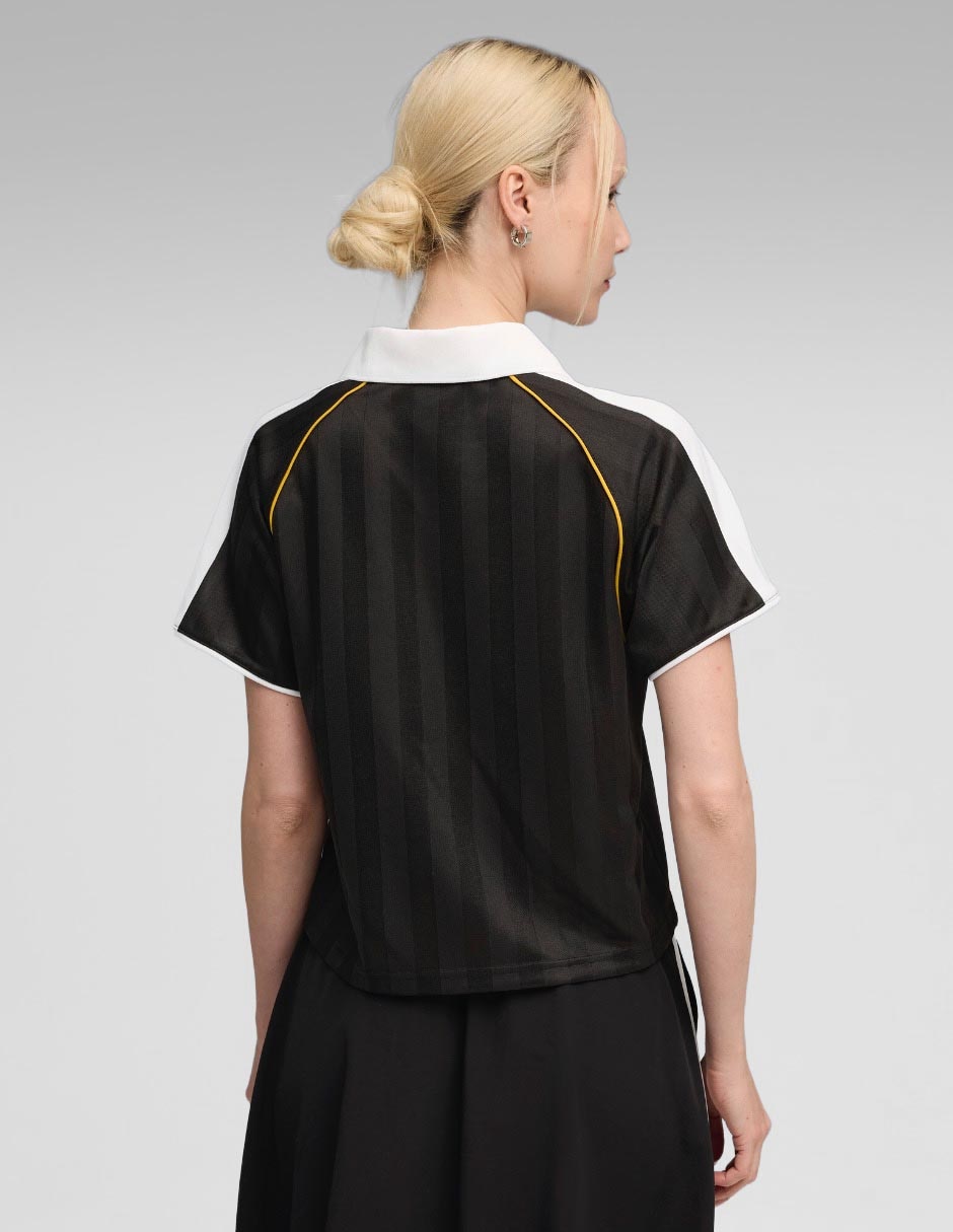Playera manga corta cuello v para mujer 2