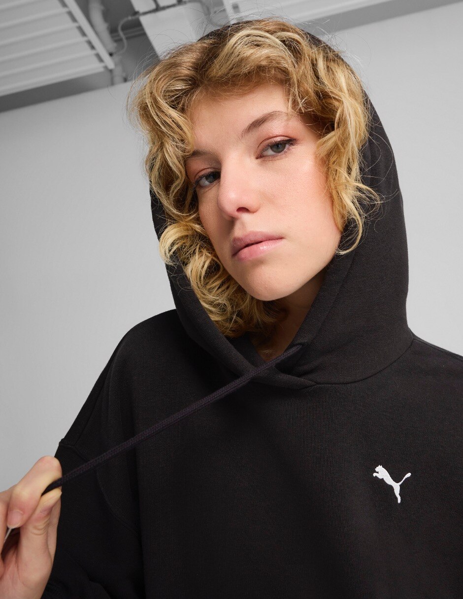Sudadera con capucha Puma Wardrobe Ess para mujer