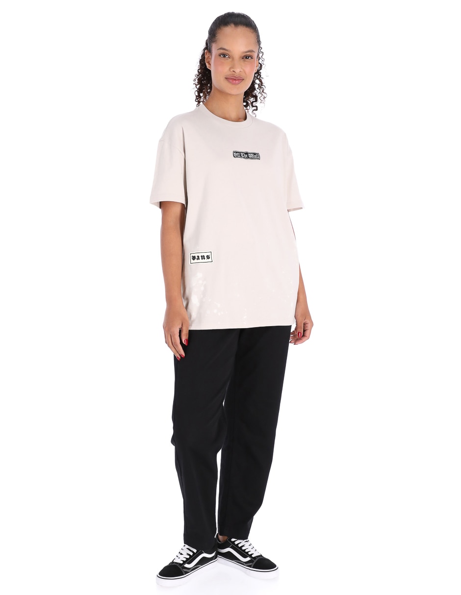 Playera manga corta Vans cuello redondo para mujer