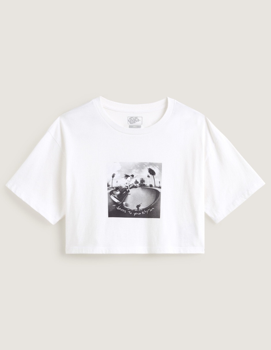 Playera manga corta Vans cuello redondo para mujer