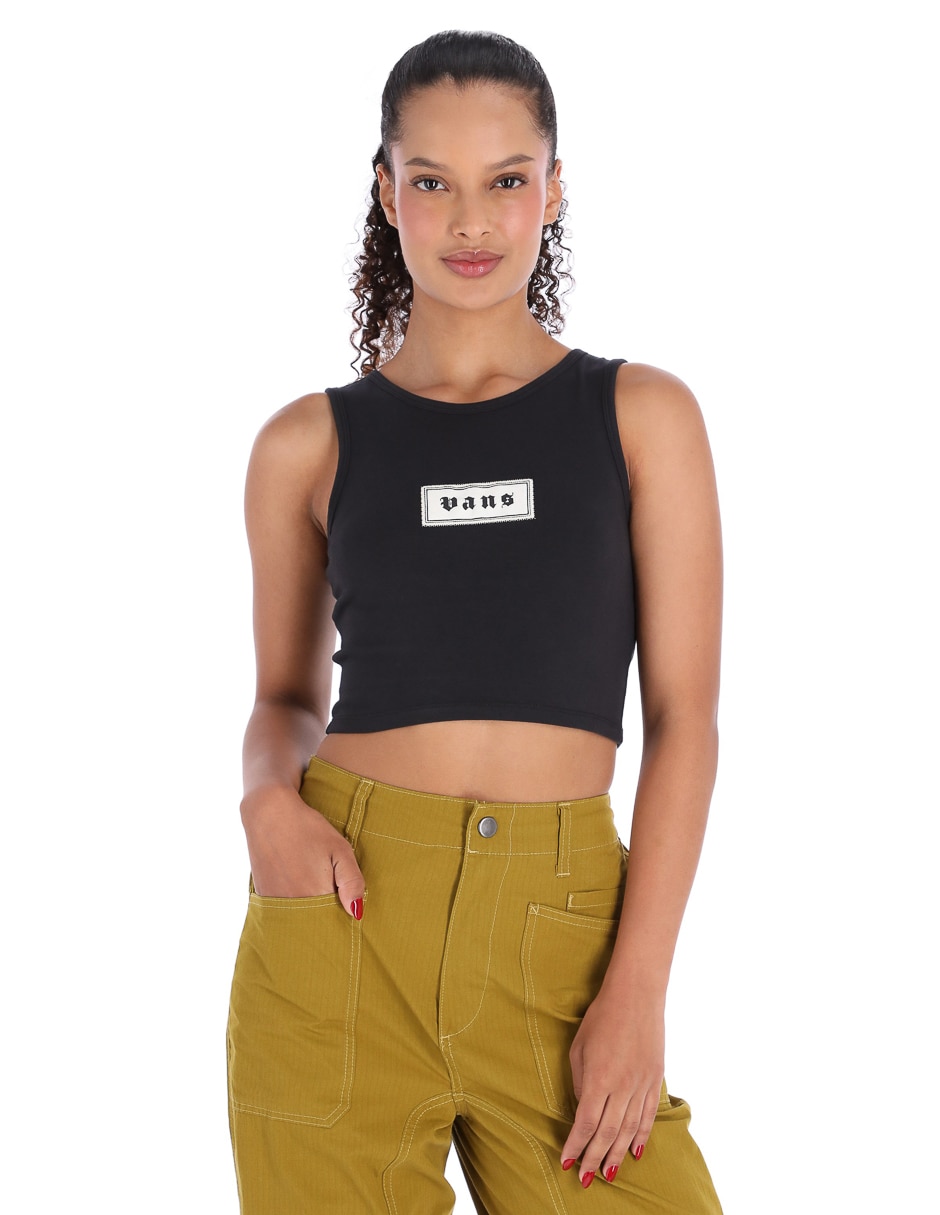 Playera Upworn Fitted cuello redondo para mujer Playera Upworn Fitted cuello redondo para mujer