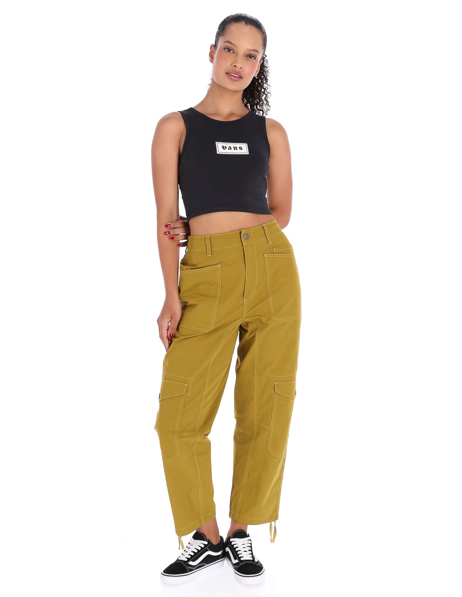 Playera Vans Upworn Fitted cuello redondo para mujer