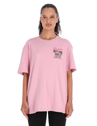 Playera manga corta cuello redondo para mujer
