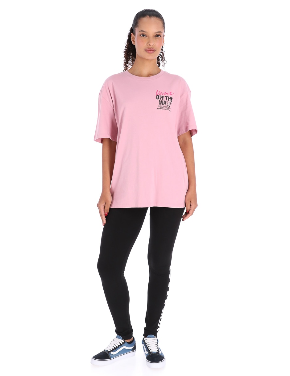 Playera manga corta Vans cuello redondo para mujer
