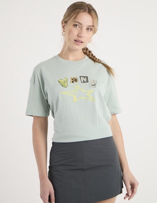 Playera manga corta cuello redondo para mujer Playera manga corta cuello redondo para mujer